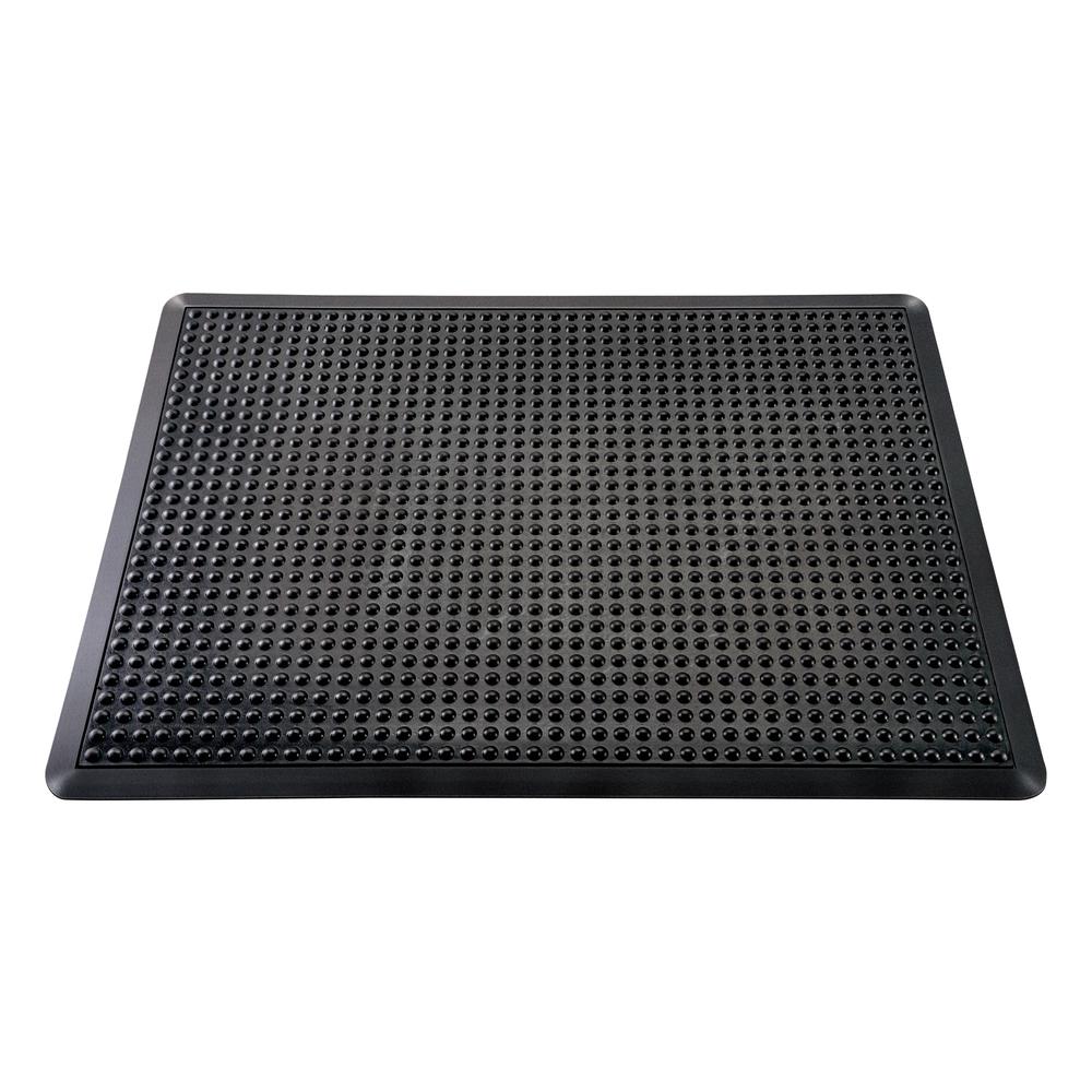Doortex Black Anti-Fatigue BubbleMat - 35" x 47". Picture 1