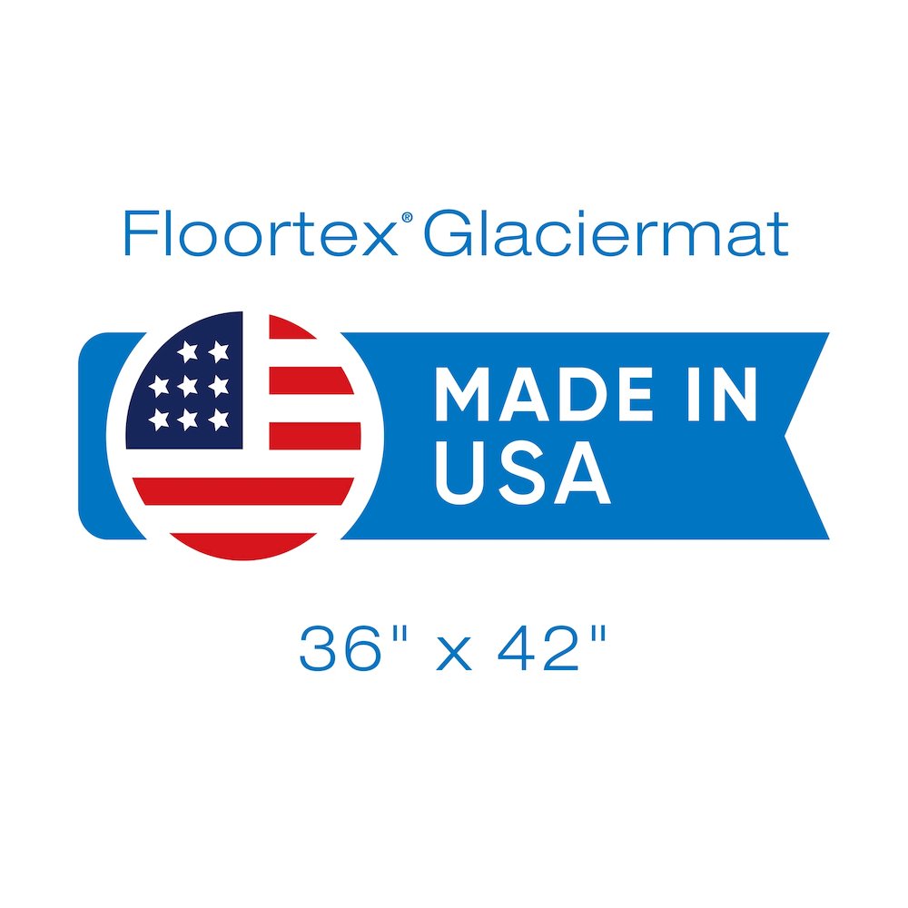 Glaciermat Heavy Duty Glass Chair Mat for Hard Floors & Carpets - 36" x 42". Picture 9