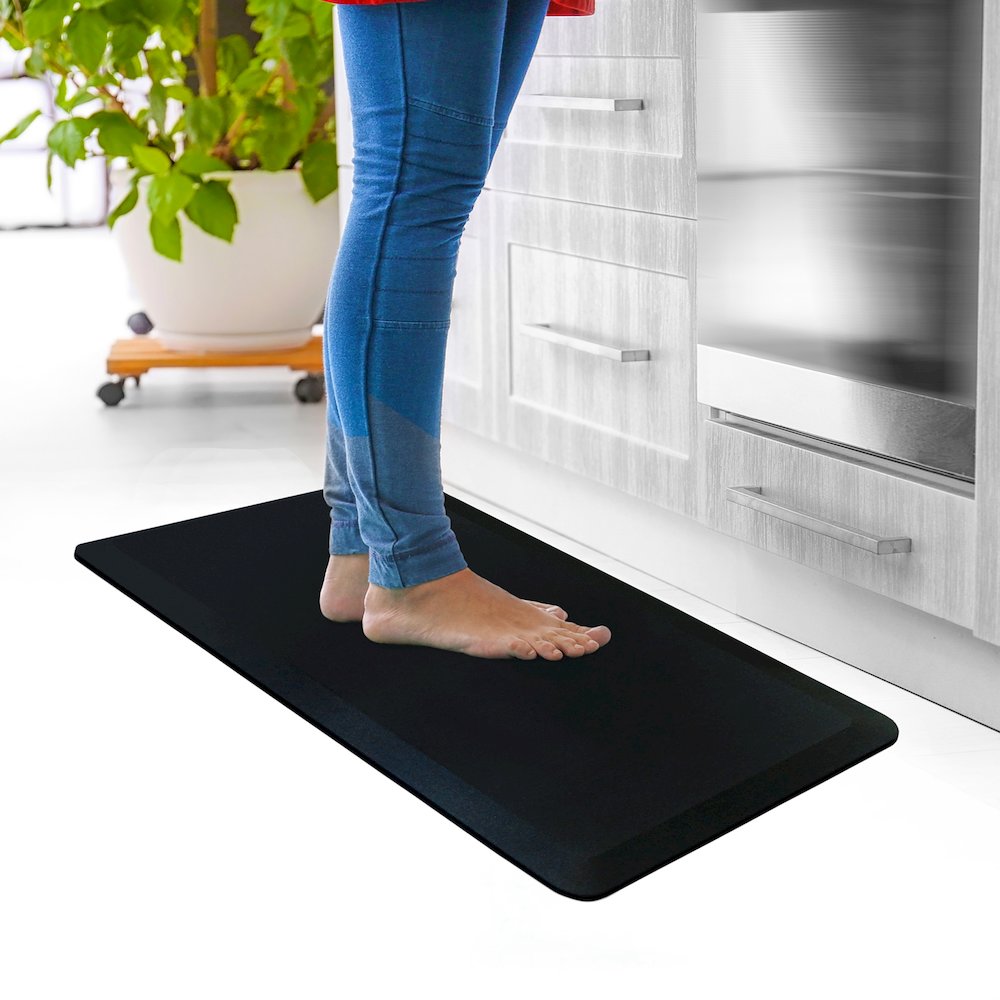 Doortex Black Foam PVC Anti-Fatigue Mat - 20" x 32". Picture 2