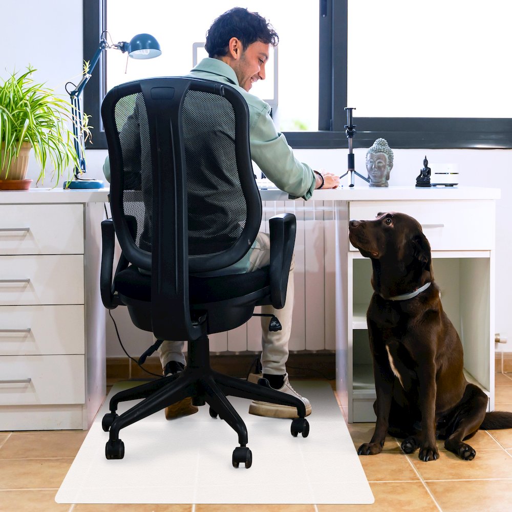 Rectangular Anti Slip Chair Mat for Hard Floors - 29" x 46". Picture 6