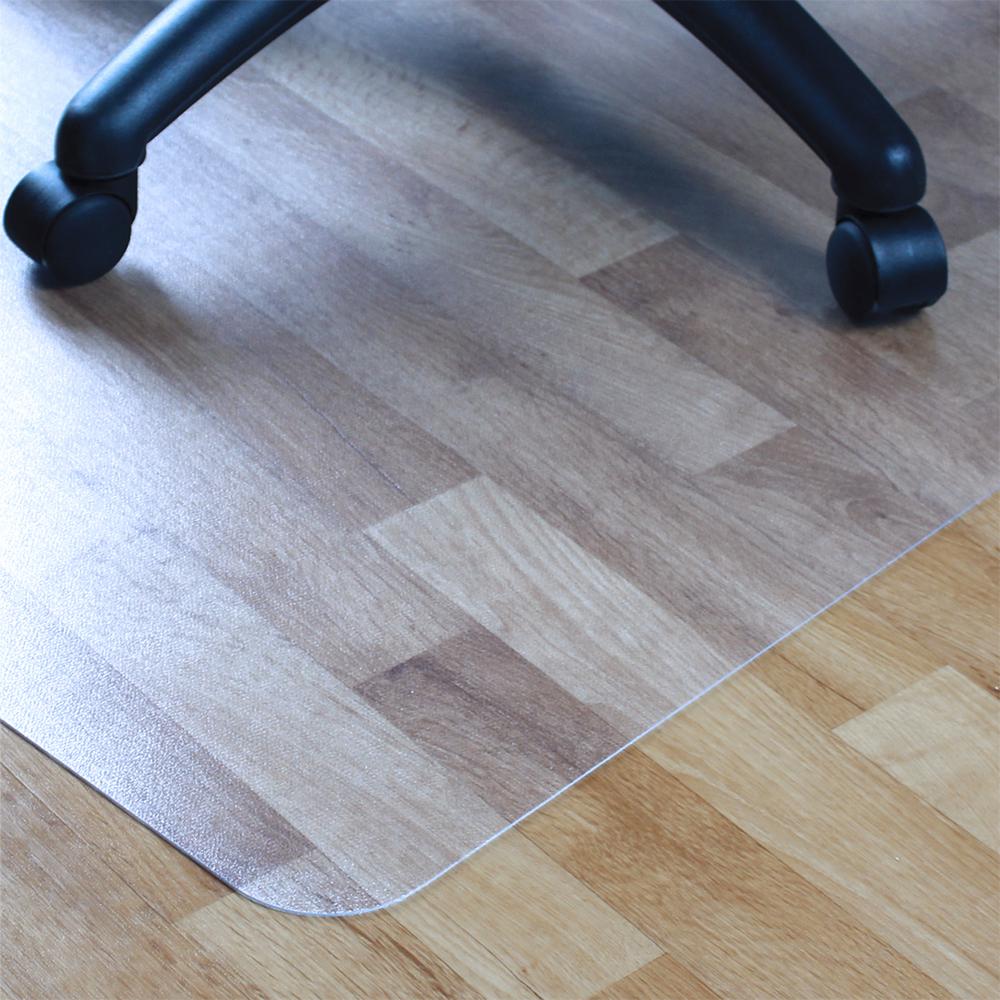 Vinyl Rectangular Chair Mat for Hard Floor - 52" x 45". Picture 6