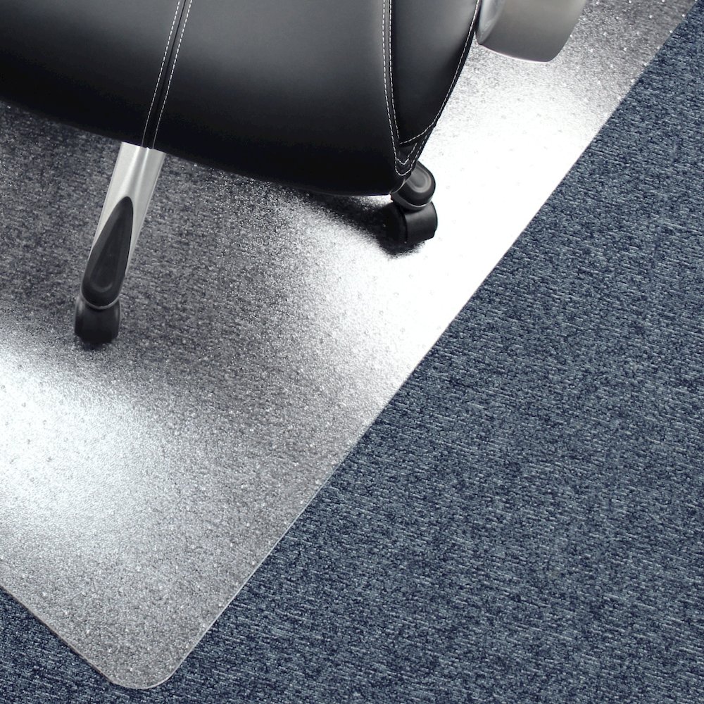 Vinyl Rectangular Chair Mat for Carpets up to 1/4" - 45" x 53". Picture 2