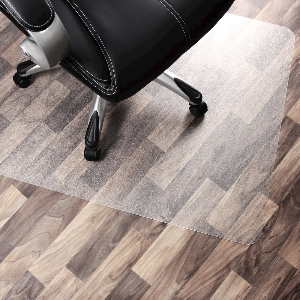 Rectangular Polycarbonate Chair Mat Hard Floors and Carpet Tiles - 35" x 47". Picture 2
