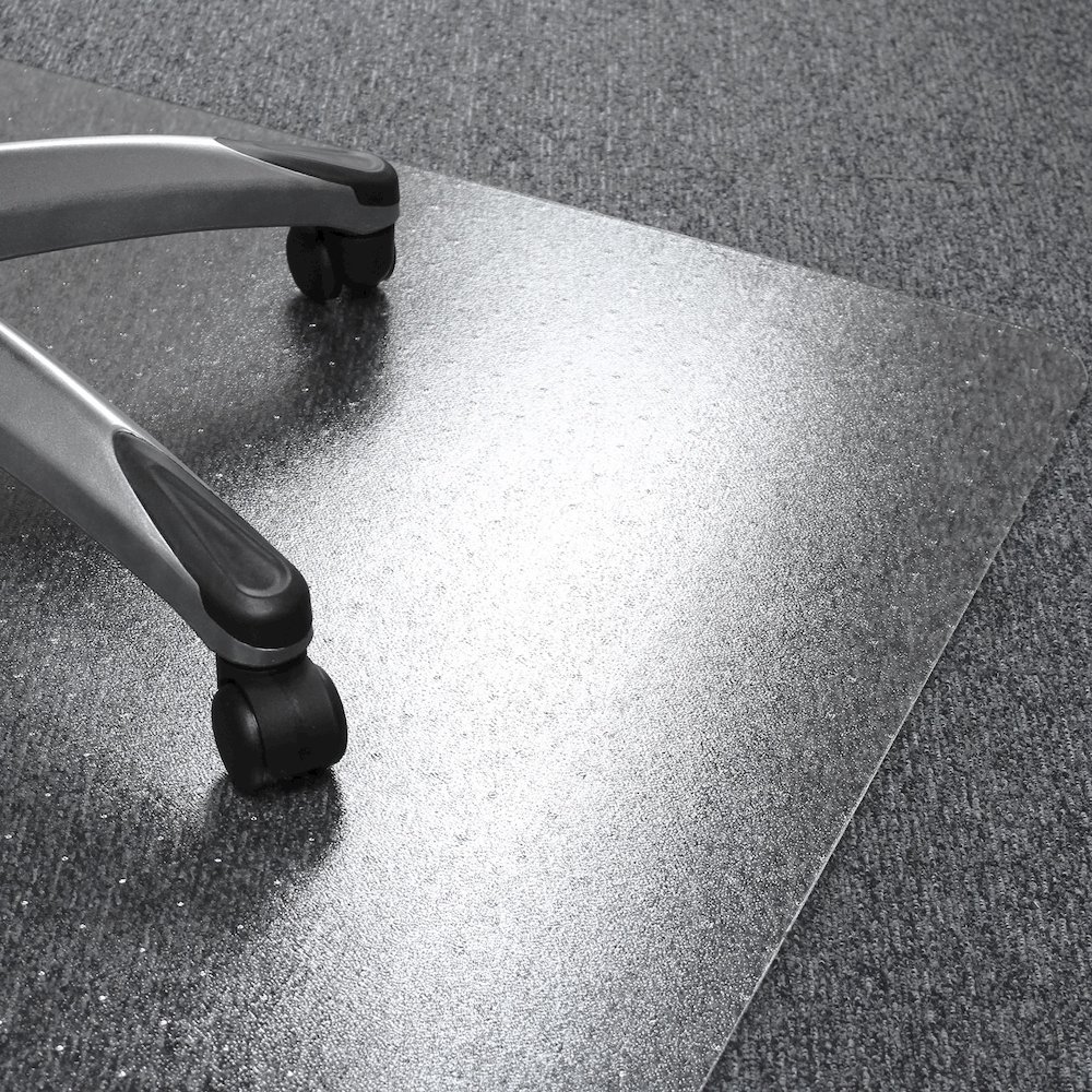 Polycarbonate Rectangular Chair Mat for Low Pile Carpets - 48" x 51". Picture 4