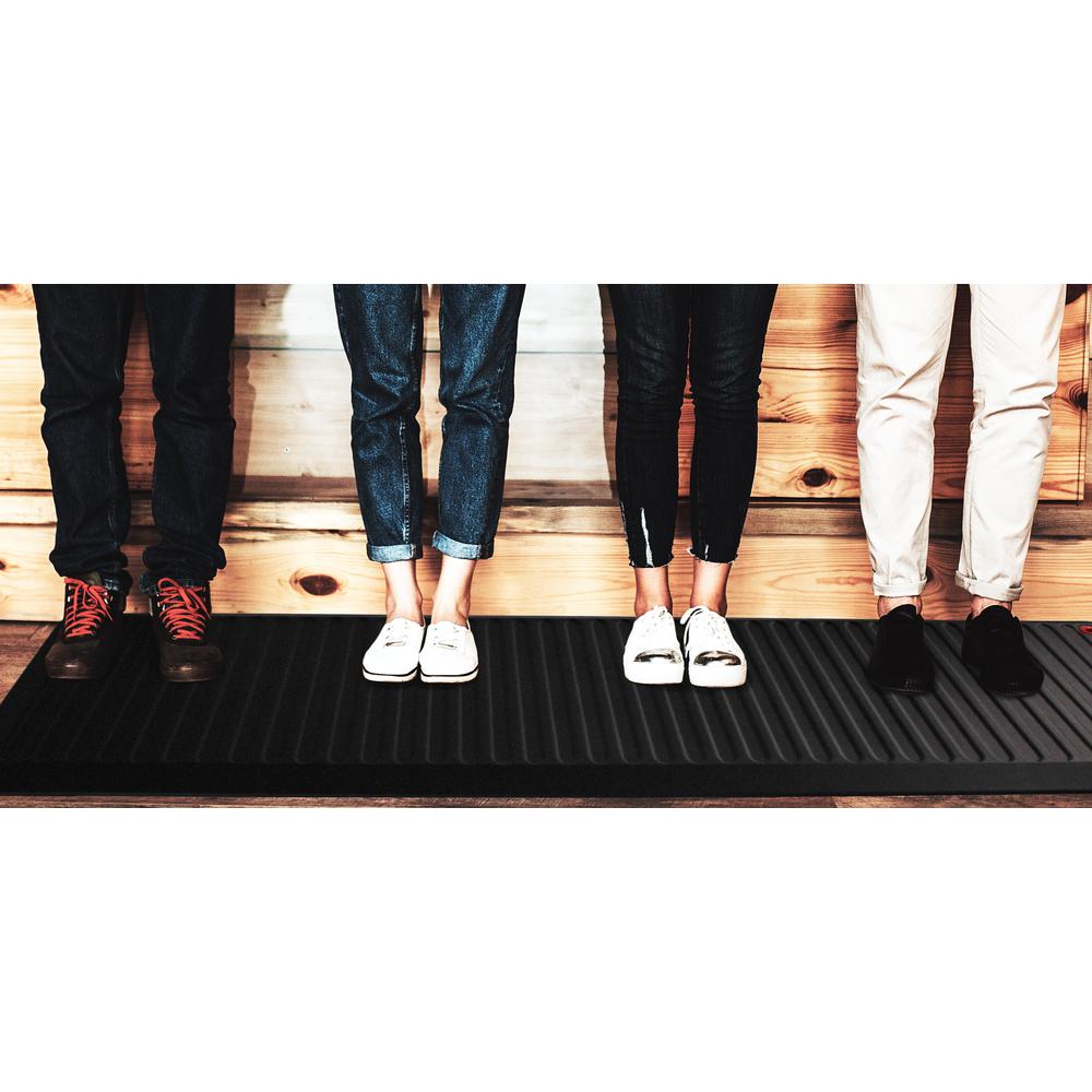 6000X Black Extra Long Active Anti-Fatigue Mat- 23" x 67". Picture 1