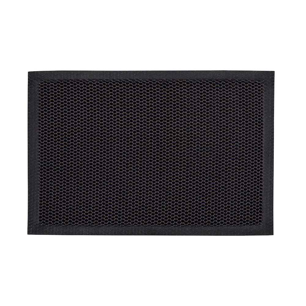 Doortex Meshmat Entrance Mat, Metallic Blue / Orange - 20" x 32". Picture 1