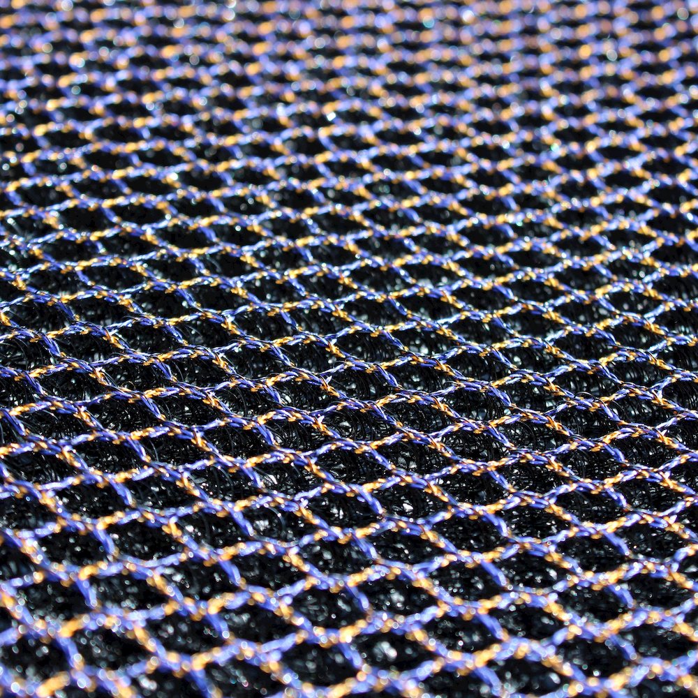 Doortex Meshmat Entrance Mat, Metallic Blue / Orange - 20" x 32". Picture 7