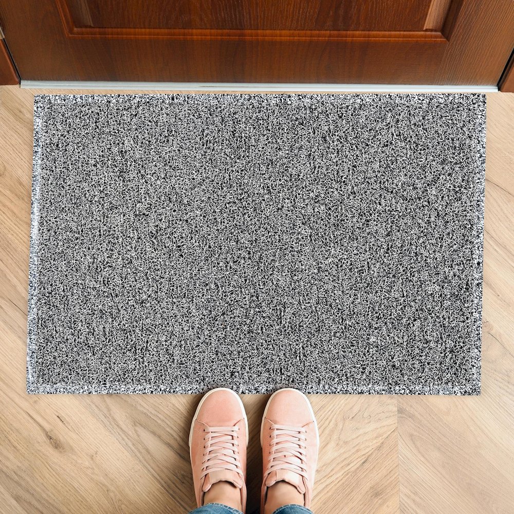 Doortex Twistermat Indoor Entrance Mat, Black / White - 36" x 60". Picture 1