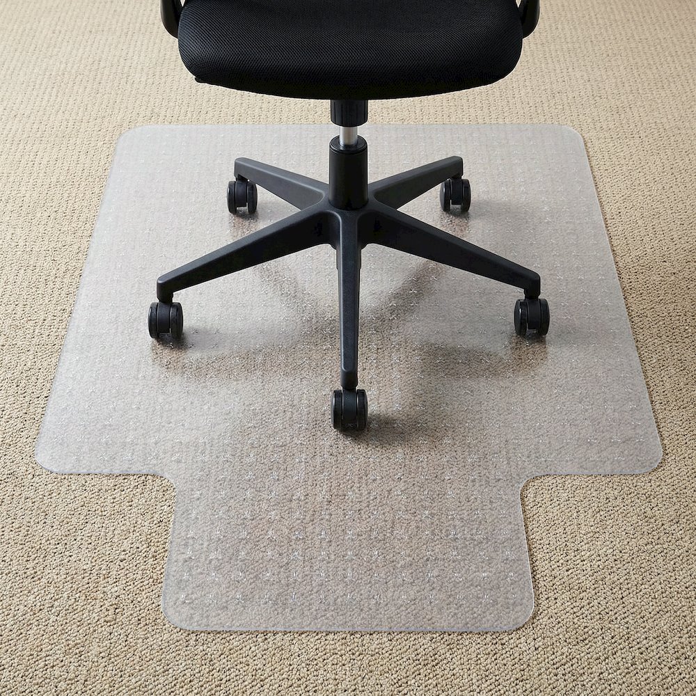 Vinyl Lipped Chair Mat for Low Pile Carpets up to 1/4" - 35" x 47". Picture 10