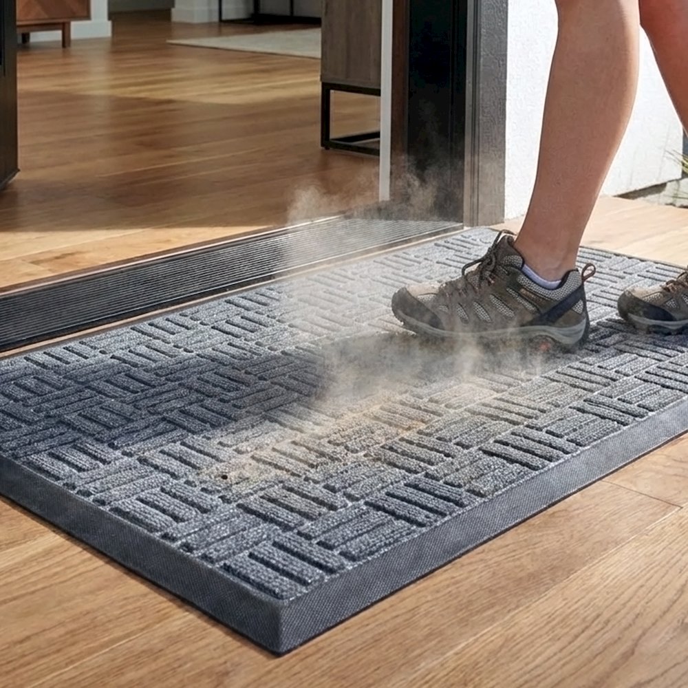 Doortex Ribmat Entrance Mat, Charcoal - 32" x 48". Picture 3