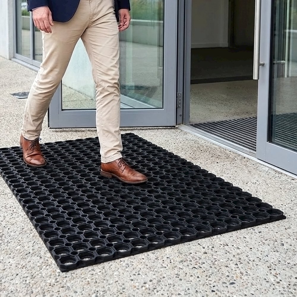 Doortex® Octomat All Seasons Black Outdoor Entrance Mat - 24" x 32". Picture 3