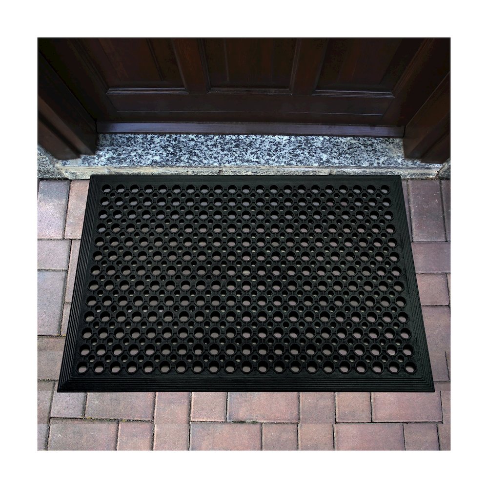 Doortex® Open-Top Black Anti-Fatigue Mat - 32" x 48". Picture 2