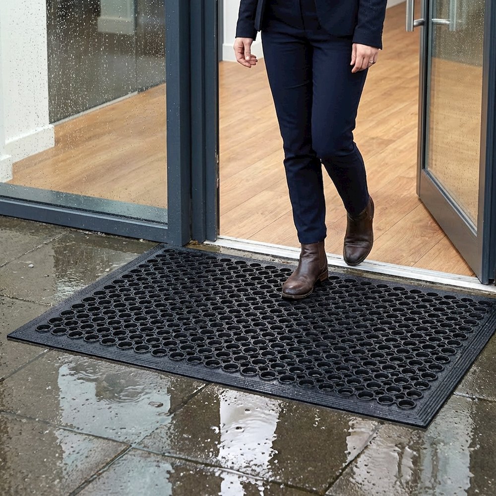 Doortex® Open-Top Black Anti-Fatigue Mat - 36" x 60". Picture 4