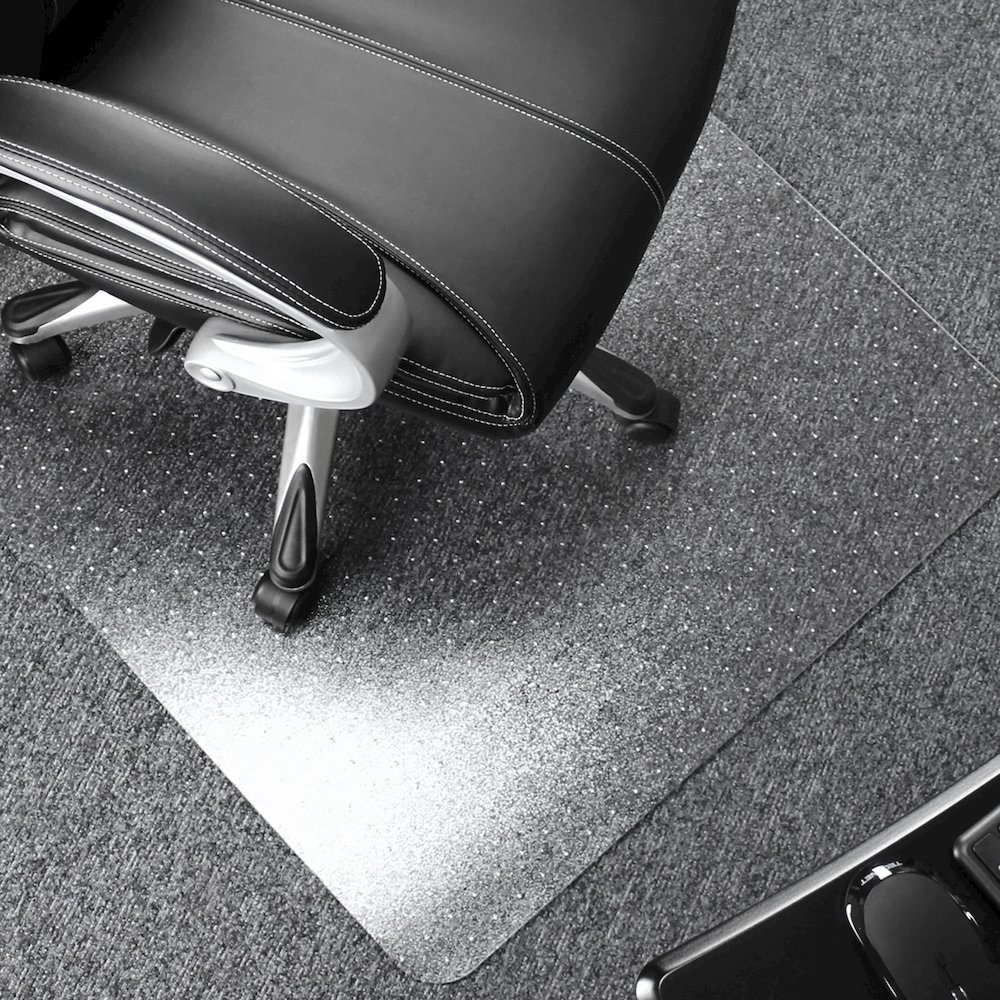 Polycarbonate Rectangular Chair Mat for Low Pile Carpets - 48" x 51". Picture 2