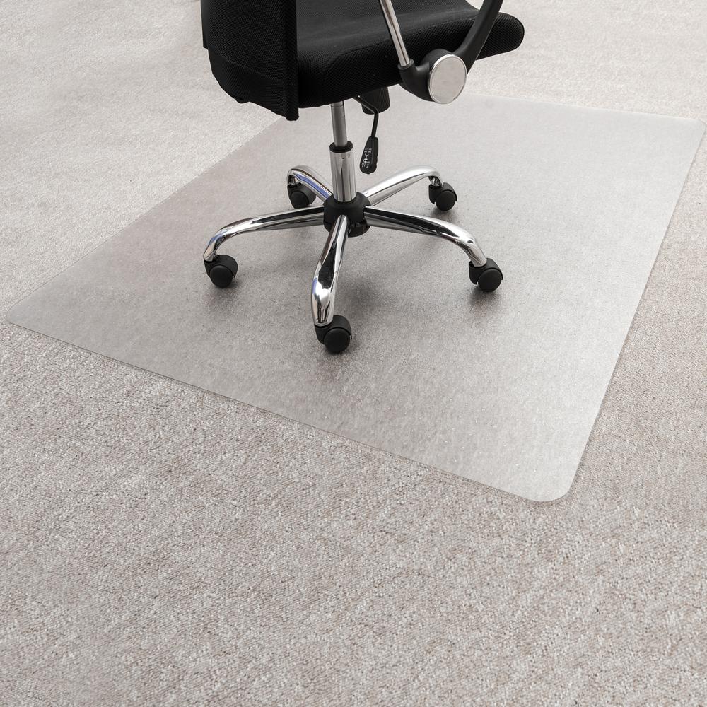 Clear Floor Mat for Carpets - 35" x 47". Picture 1