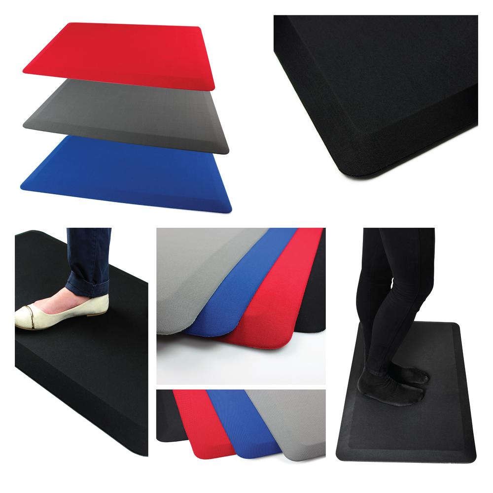 Black Standing Comfort Mat - 16" x 24". Picture 7