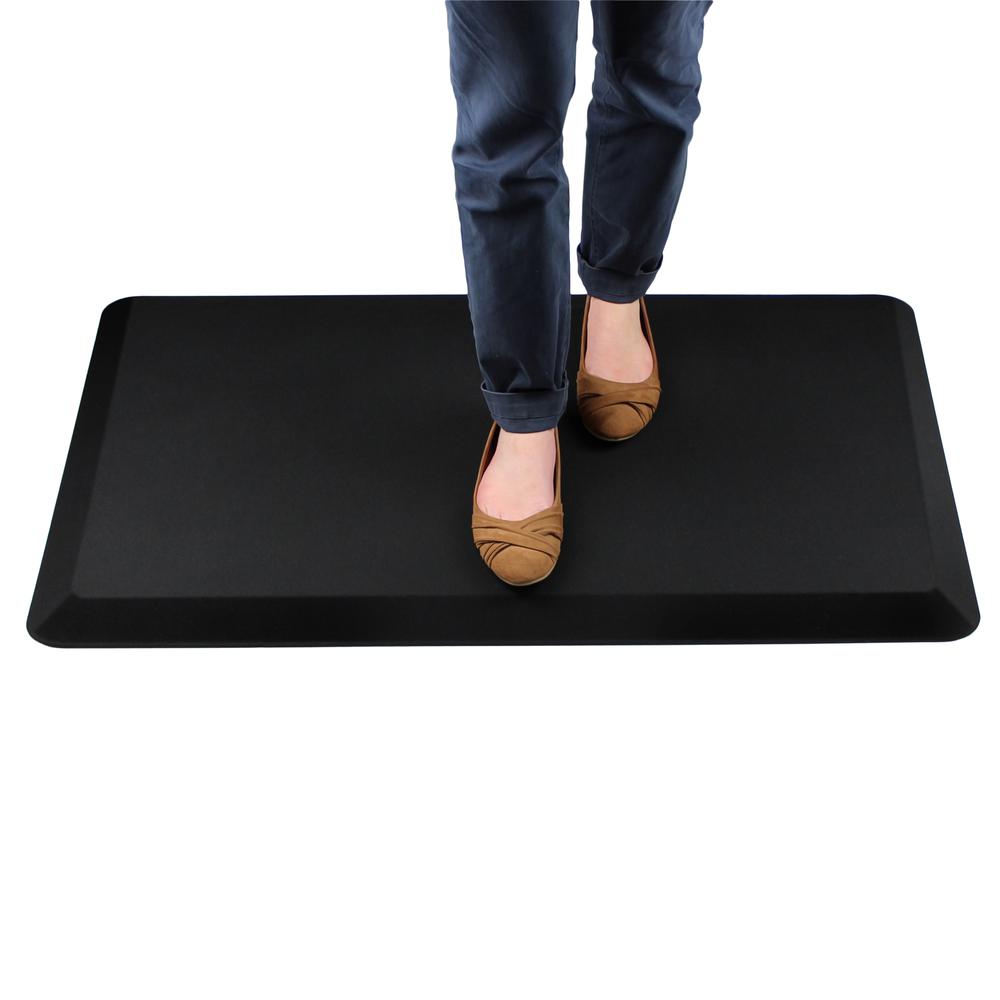 Black Standing Comfort Mat - 16" x 24". Picture 1