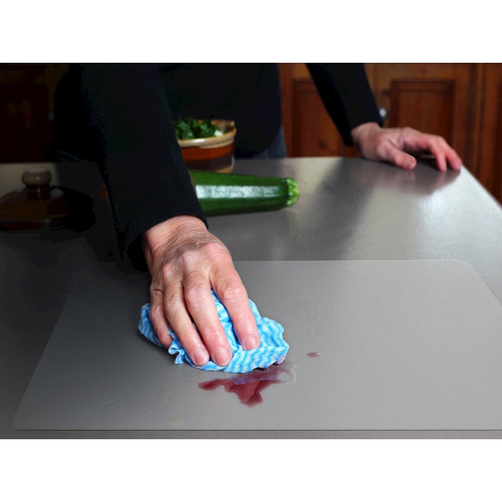 Desktex Anti-Microbial Pack of 2 Vinyl Rectangular Desk Mats - 19" x 24". Picture 5