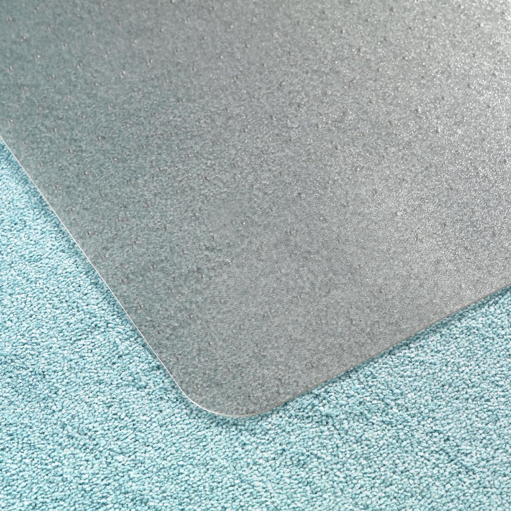 Rectangular Chair Mat for Low Pile Carpets up to 1/4" Thick - 46" x 60". Picture 4