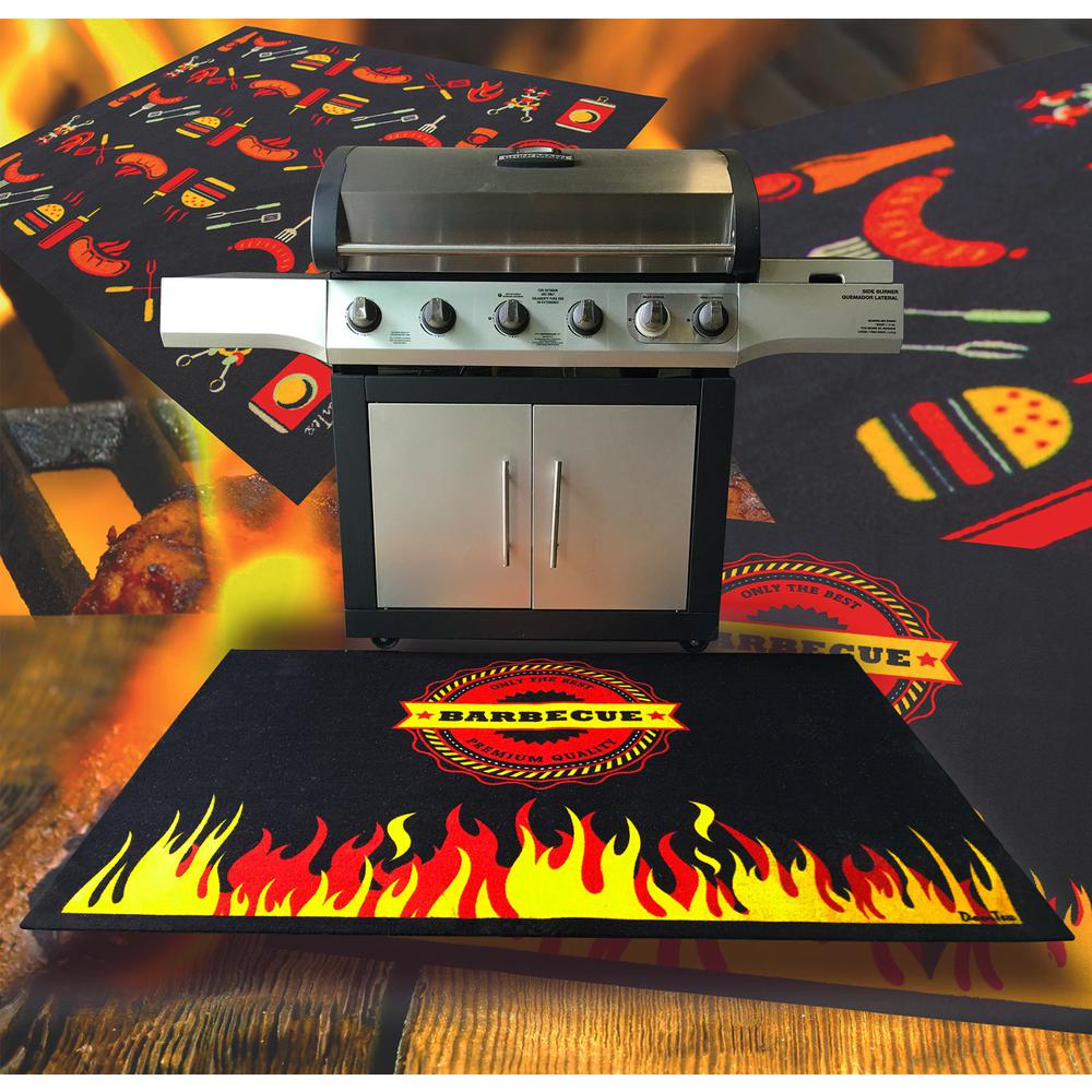 Flame Design Fire Retardant BBQ Mat - 39" x 48". Picture 2