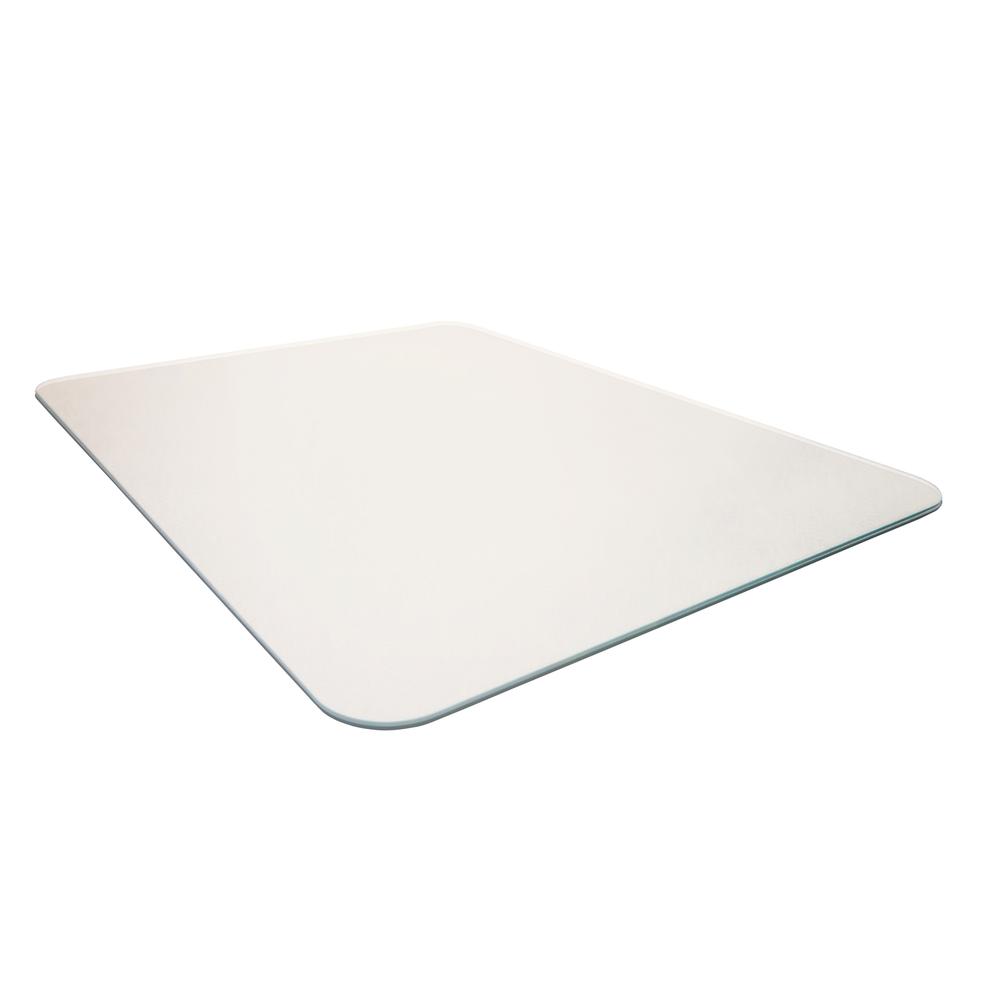 Heavy Duty Glass Chair Mat for Hard Floors & Carpets - 36" x 48". Picture 6