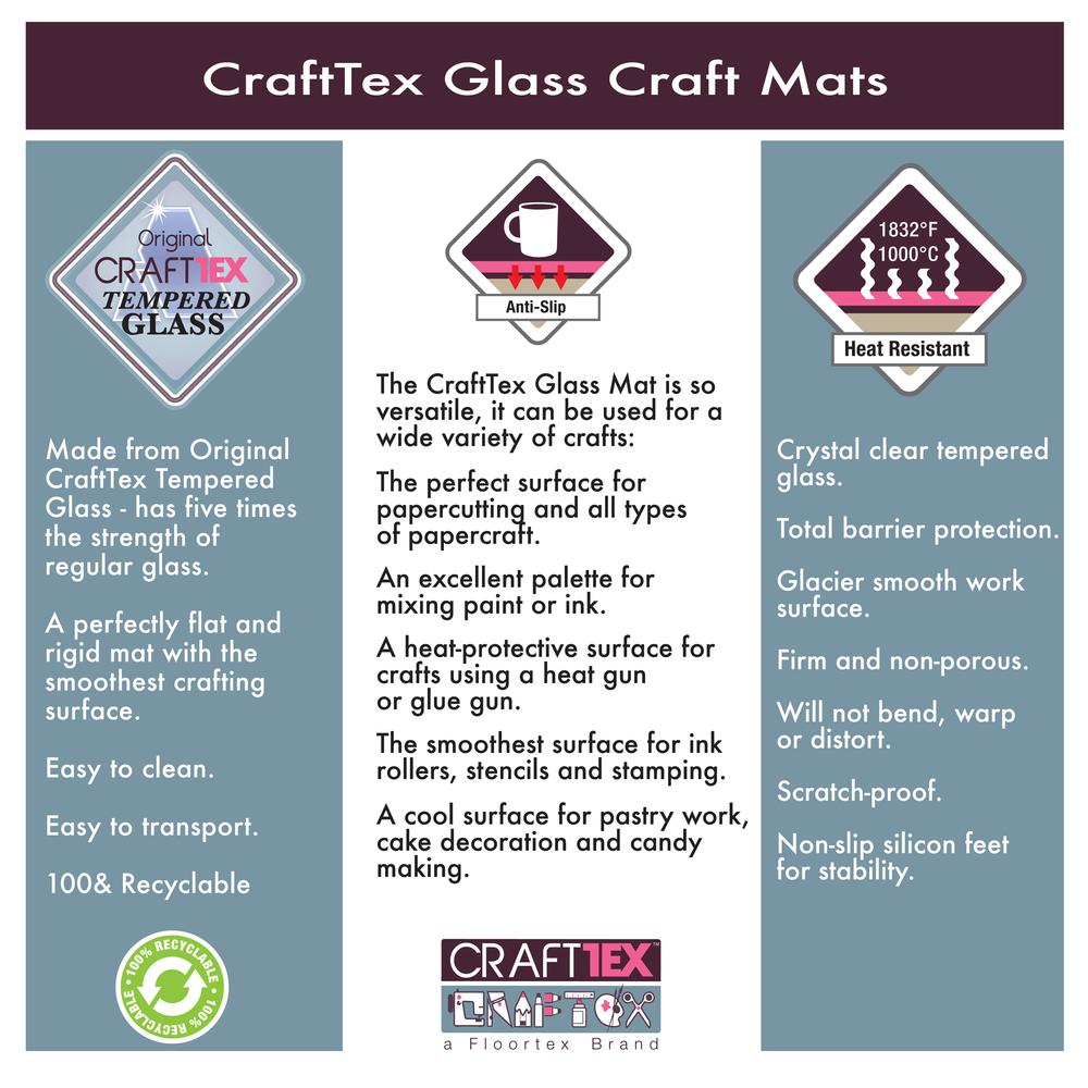 Glass Craft Mat Protector - 19" x 24". Picture 8