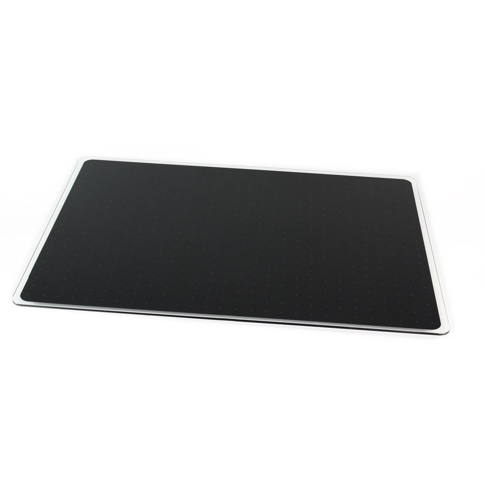 Glacier Black Multi-Purpose Grid Glass Dry Erase Board 24" x 36". Picture 4
