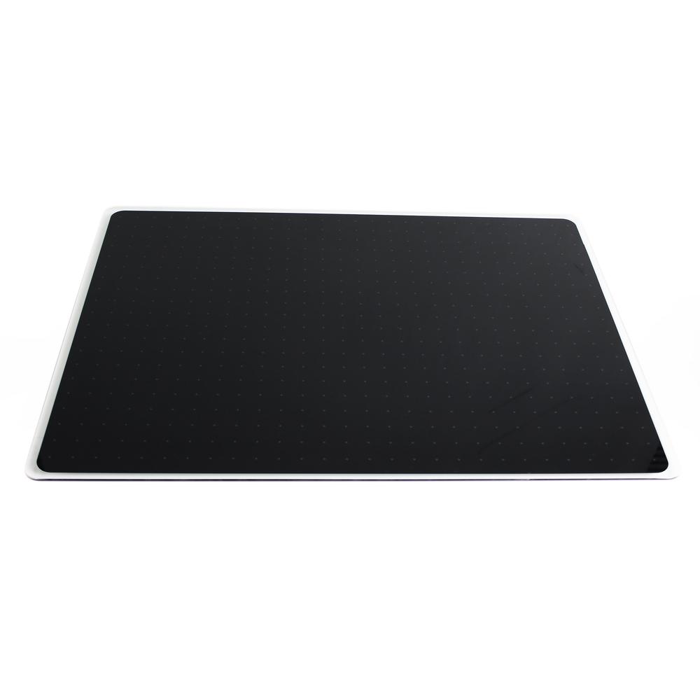 Glacier Black Multi-Purpose Grid Glass Dry Erase Board 24" x 36". Picture 8