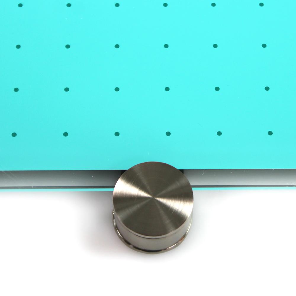 Glacier Teal Multi-Purpose Grid Glass Dry Erase Board 24" x 36". Picture 8