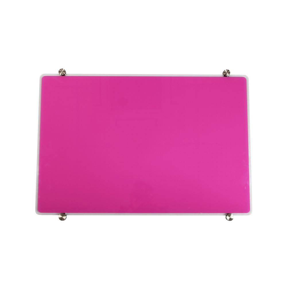 Glacier Violet Multi-Purpose Grid Glass Dry Erase Board 24" x 36". Picture 1