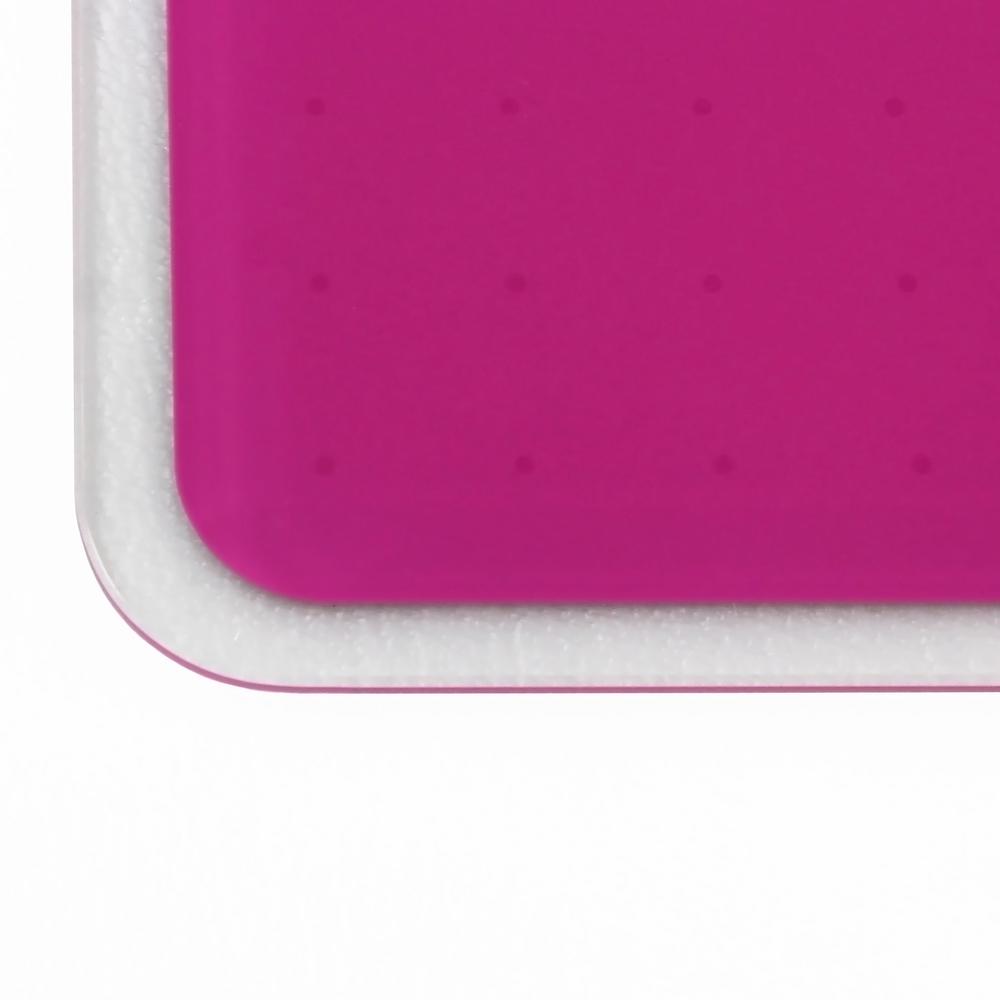 Glacier Violet Multi-Purpose Grid Glass Dry Erase Board 24" x 36". Picture 9