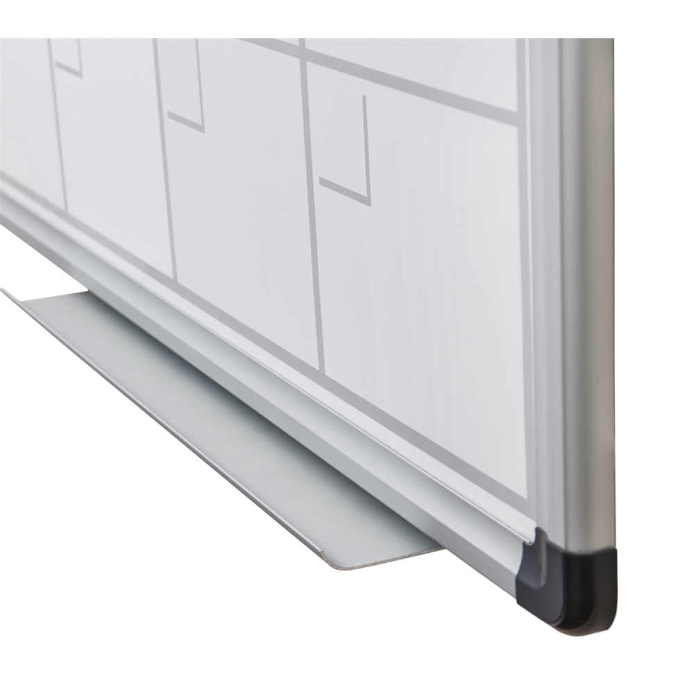 Steel Magnetic Monthly Planner Dry Erase Board with an Aluminium Frame 36" x 24". Picture 3