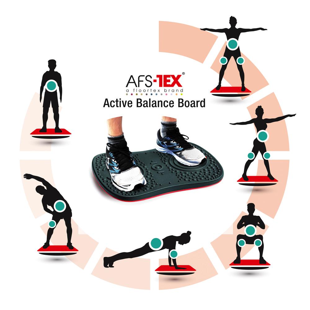 Active Anti-Microbial Exercise Wobble Balance Board. Picture 3