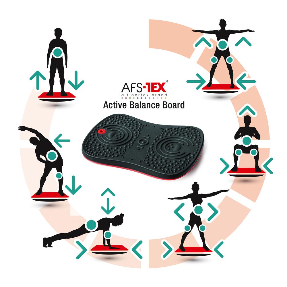 Active Anti-Microbial Exercise Wobble Balance Board. Picture 4