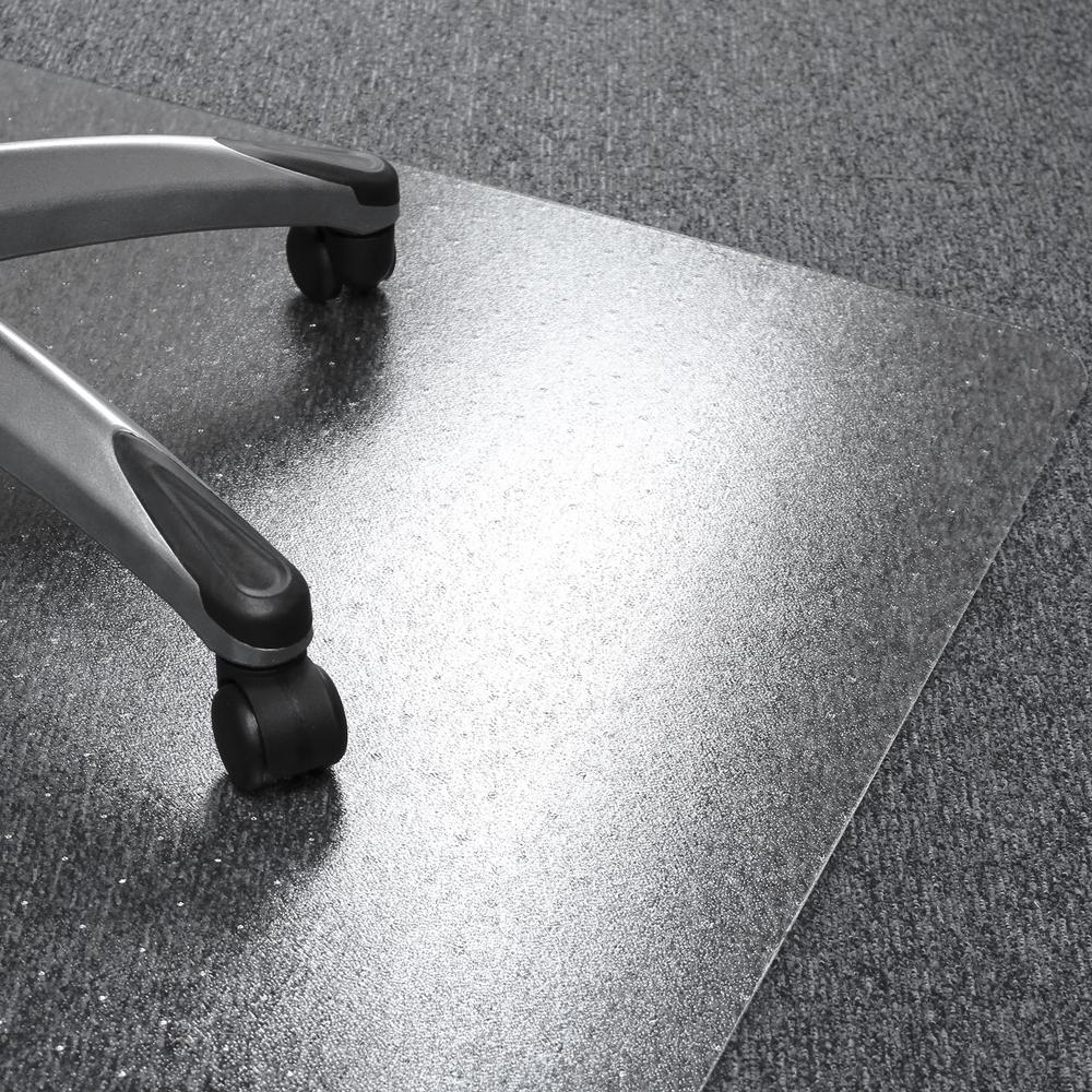 Plus Polycarbonate Rectangular Chair Mat for Low Pile Carpets - 48" x 60". Picture 6