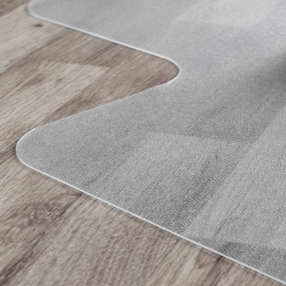 Vinyl Lipped Chair Mat for Hard Floor - 48" x 51". Picture 5
