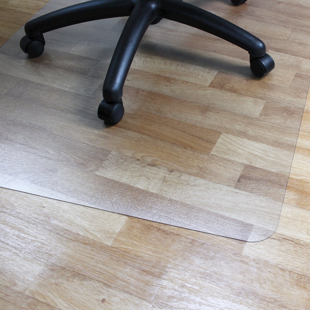 Valuemat Vinyl Rectangular Chair Mat for Hard Floor - 47" x 60". Picture 7