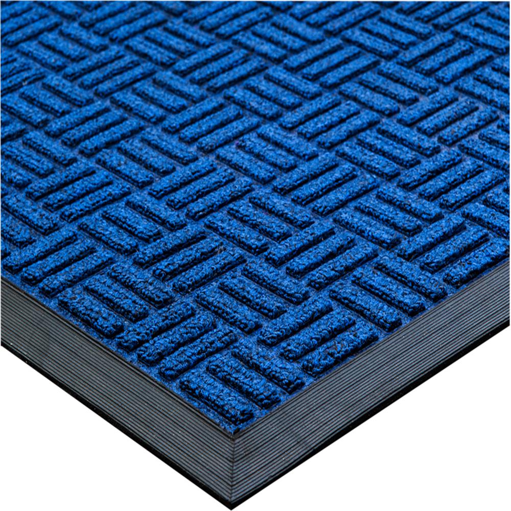 Ribmat Blue Heavy Duty Door Mat - 24" x 36". Picture 1