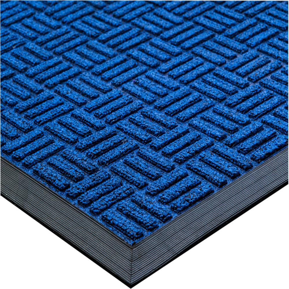 Ribmat Blue Heavy Duty Door Mat - 32" x 48". Picture 1