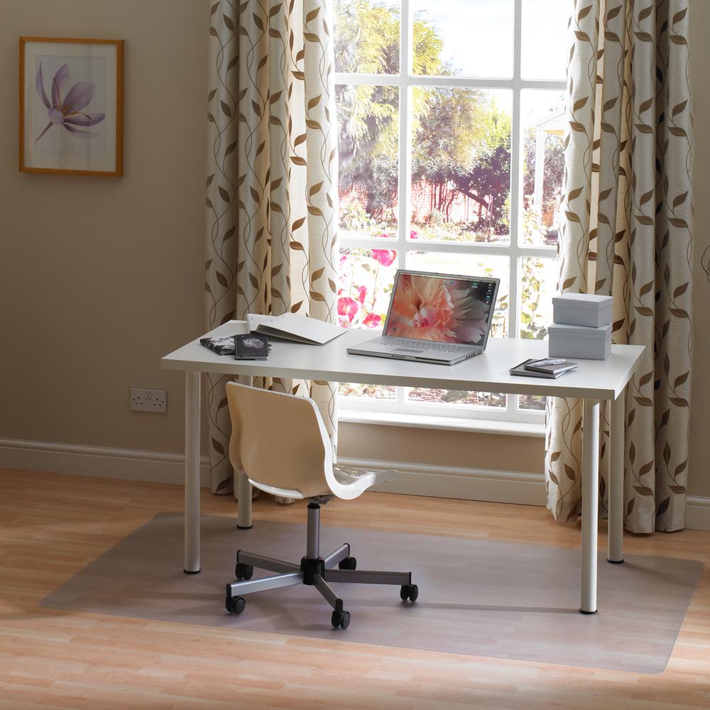 Hometex Biosafe, Anti Microbial Chair Mat, Rectangular, Size 48" x 30". Picture 1