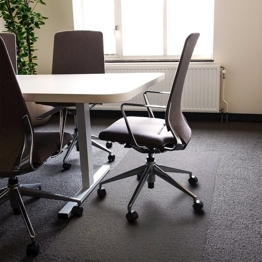 Advantagemat Vinyl Rectangular Chair Mat for Carpets up to 1/4" - 48" x 79". Picture 7