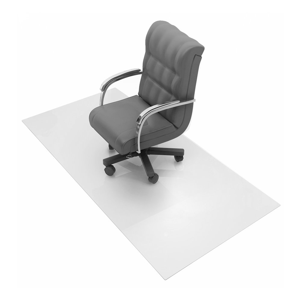 Advantagemat Vinyl Rectangular Chair Mat for Carpets up to 1/4" - 48" x 79". Picture 4