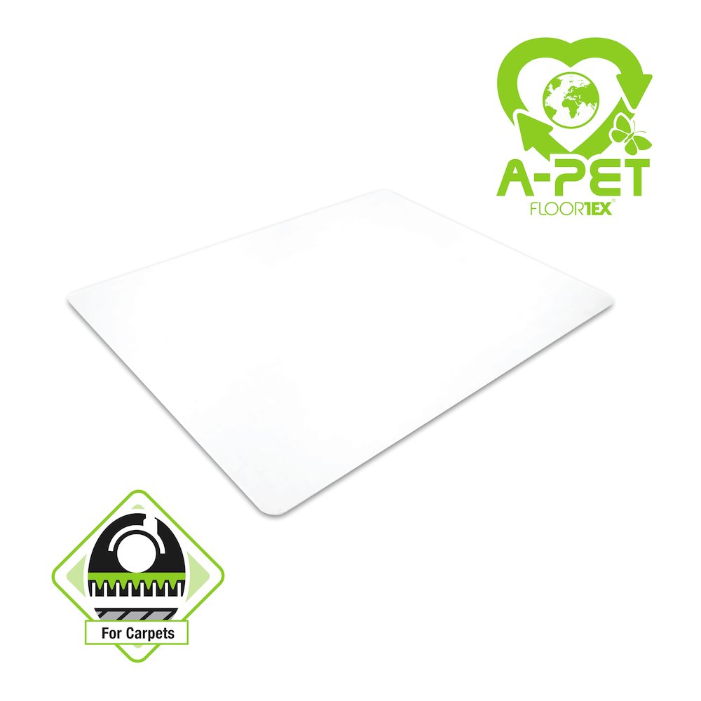 Advantagemat Plus APET Rect Chair Mat - Low/Standard Pile Carpets - 36" x 48". Picture 3