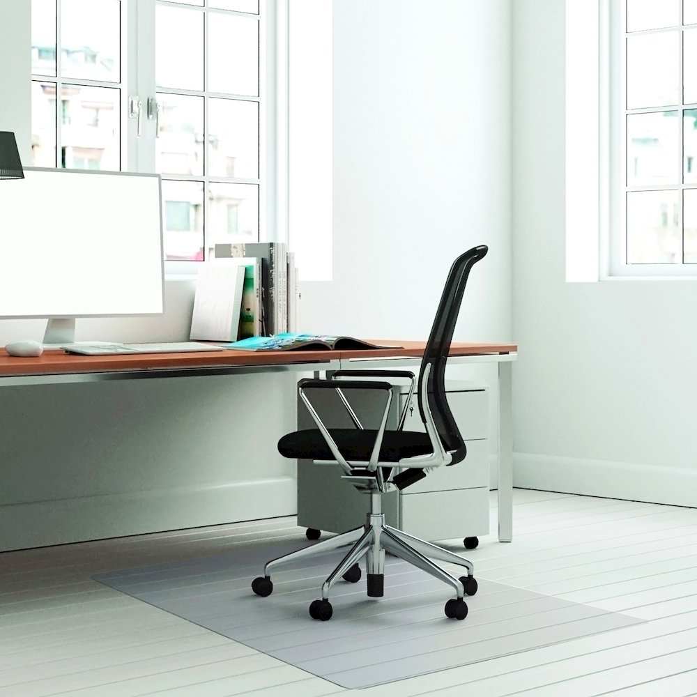 Advantagemat Plus APET Rectangular Chair Mat for Hard Floors - 29" x 47". Picture 3