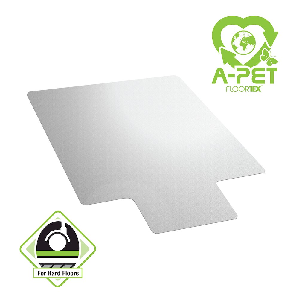 Advantagemat Plus APET Lipped Chair Mat for Hard Floors - 36" x 48". Picture 2