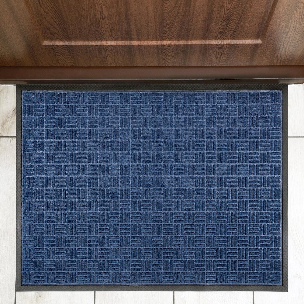 Doortex Ribmat Entrance Mat, Blue - 32" x 48". Picture 2