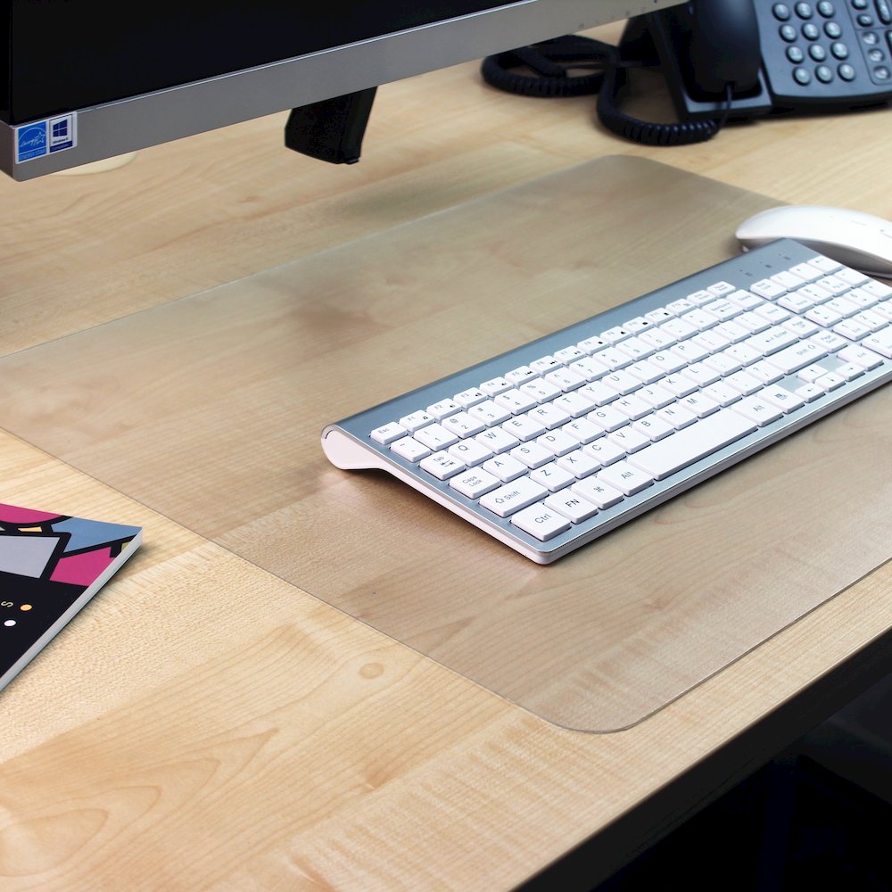 Desktex Polycarbonate Desk Protector - 29" x 59". Picture 2