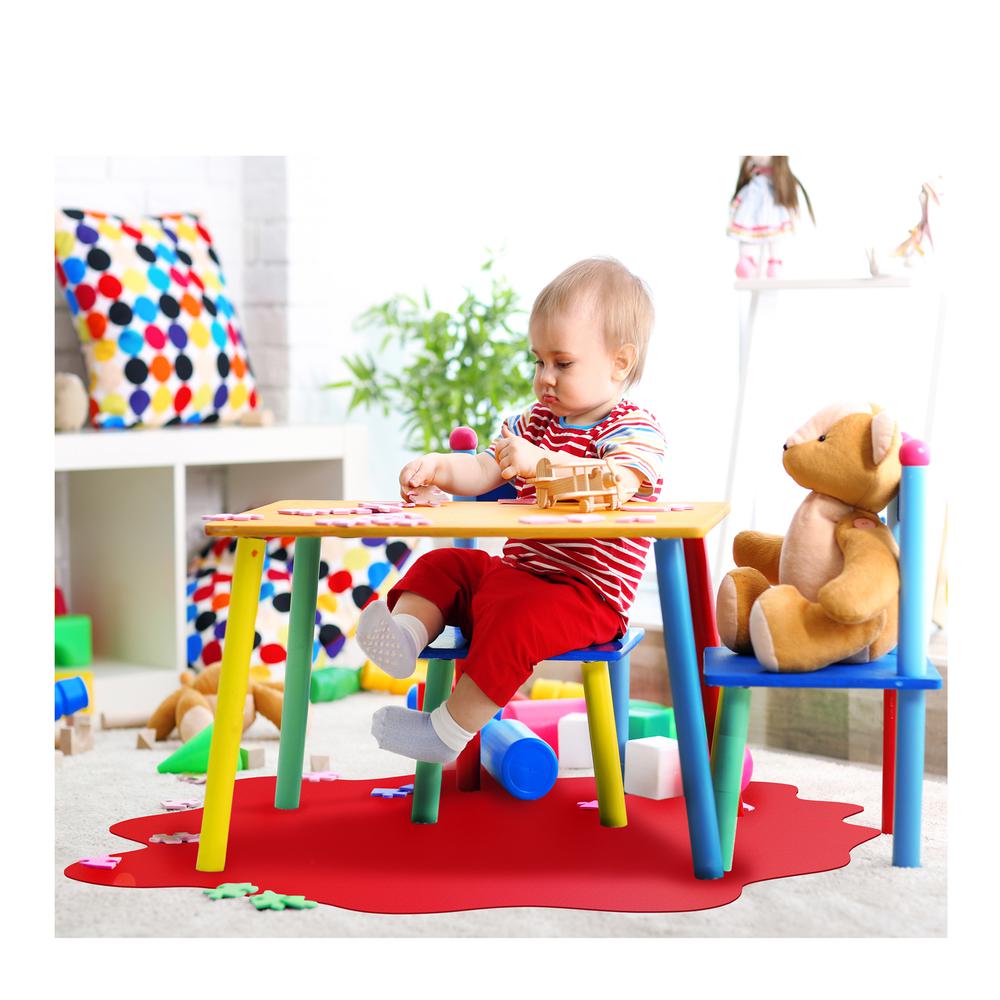 Red Multi-Purpose Mat for Carpets - 40" x 40". Picture 1