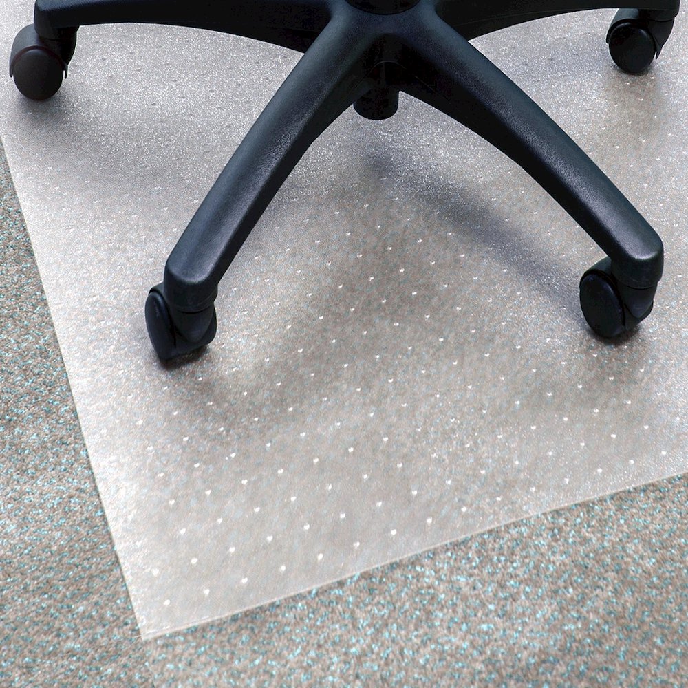 Vinyl Rectangular Chair Mat for Carpets up to 1/4" - 48" x 79". Picture 2