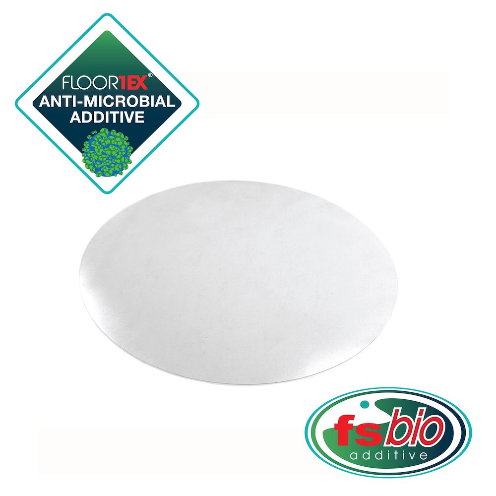 Desktex Pack of 2 Anti-Microbial Circular Desk Mats -12" Diameter. Picture 1